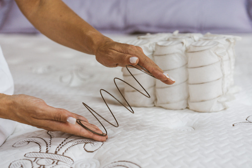 Bonnell springs in sofas and mattresses – open coil spring unit