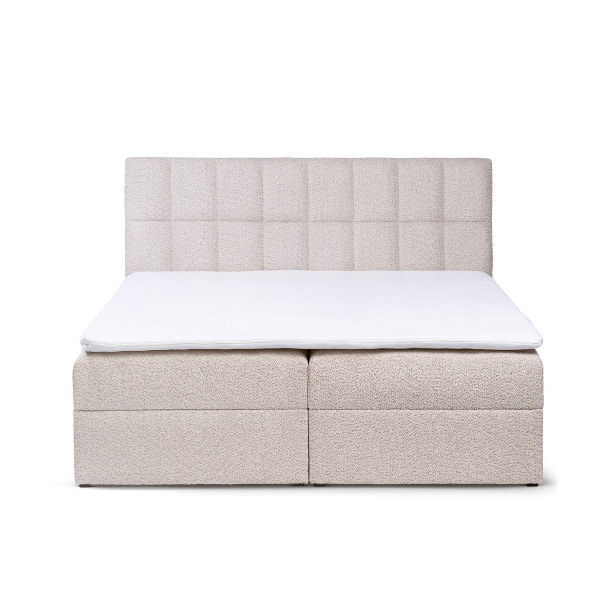 Bazy Continental Divan Bed with Storage, Glamour Style – front view