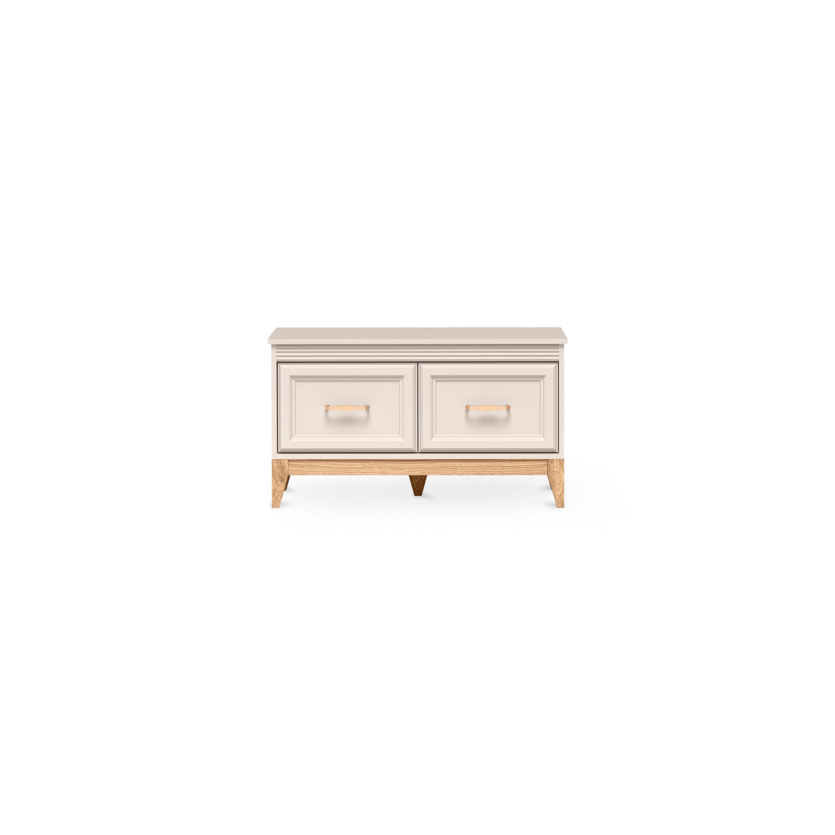 Serena Shoe Cabinet 92x52 with Shelves, Classic Style – front view