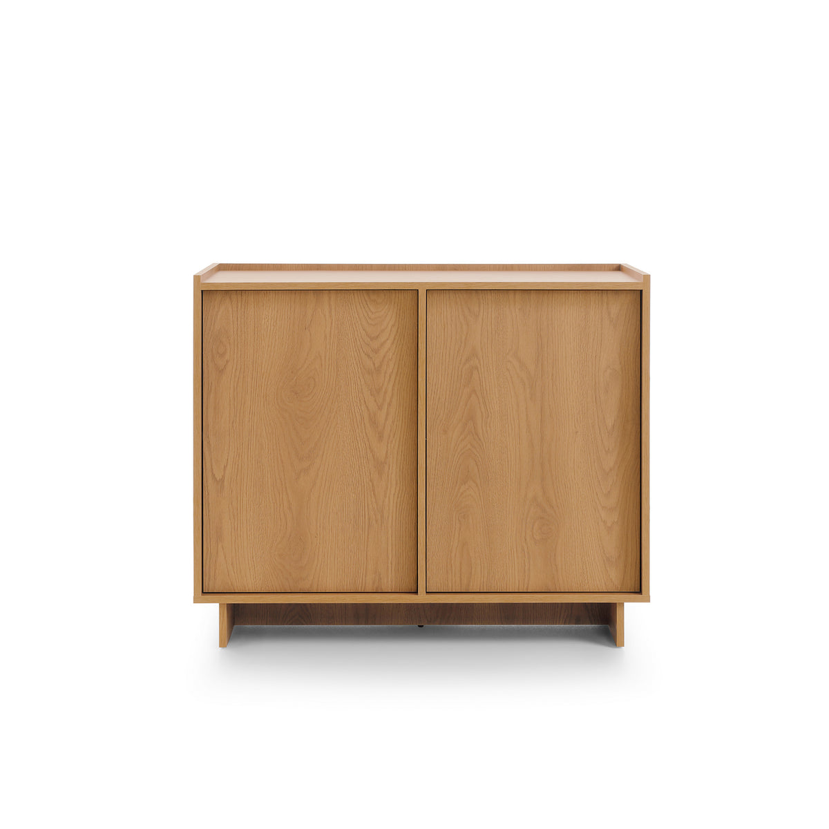 Kiyro Sideboard 98x82 with Shelves, Japandi Style – front view