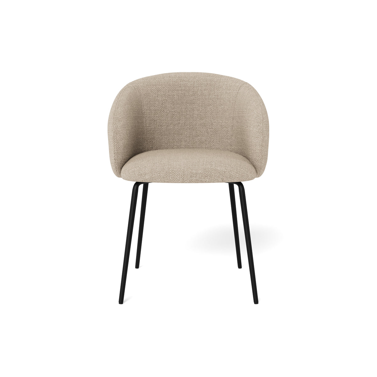 Delmo Set of Two Dining Chairs, Modern Style – front view