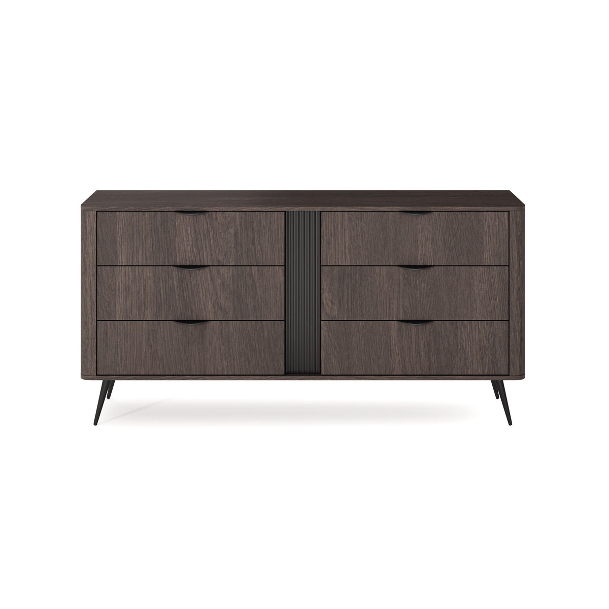 Velia Chest of Drawers with 6 Drawers 163x81, Soft Loft Style – front view