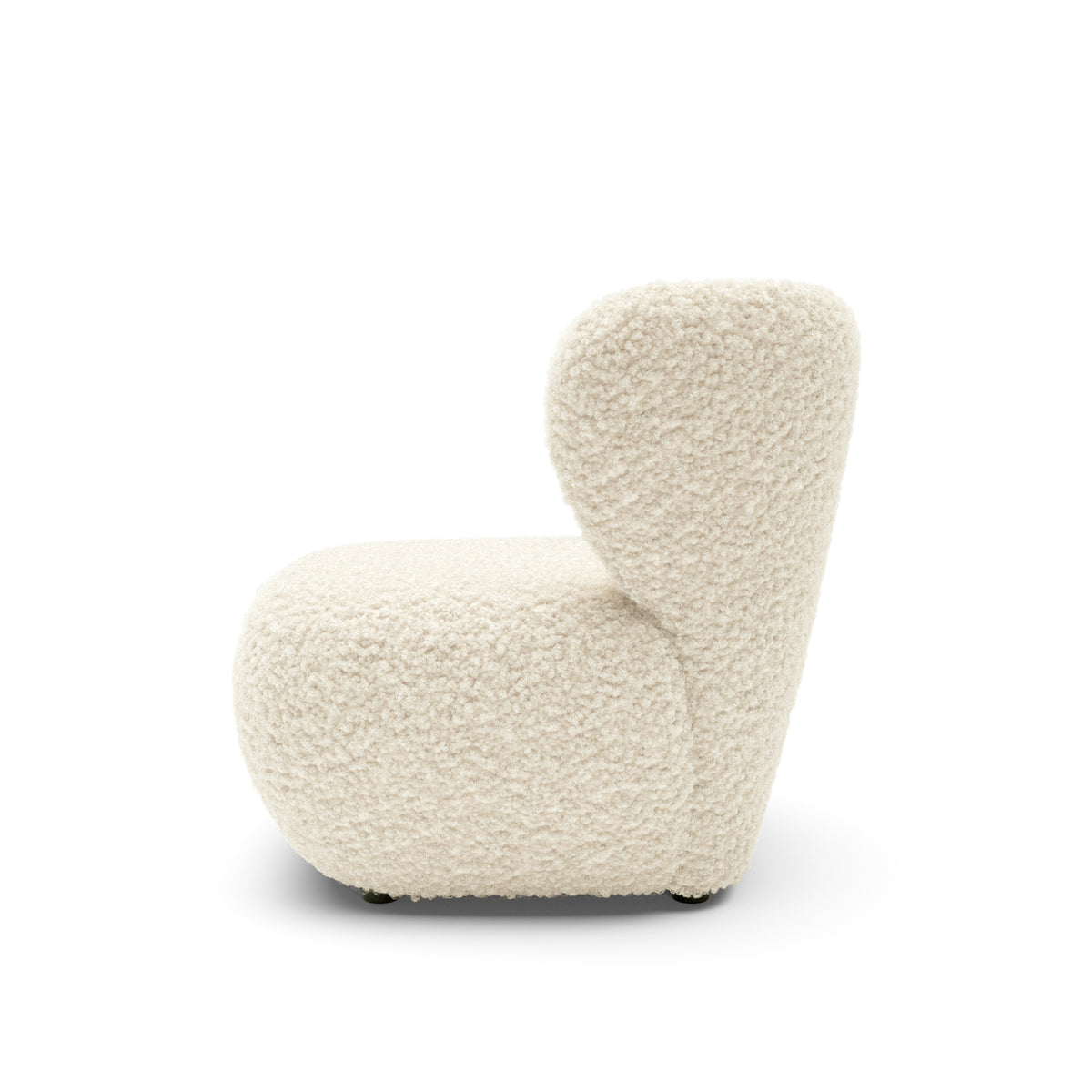 Olemo Armchair 82x74 cm, Japandi Style – side view