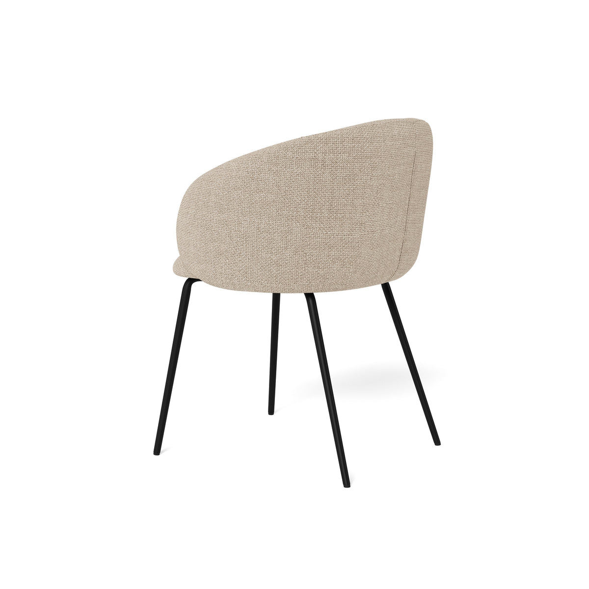 Delmo Set of Two Dining Chairs, Modern Style – side view