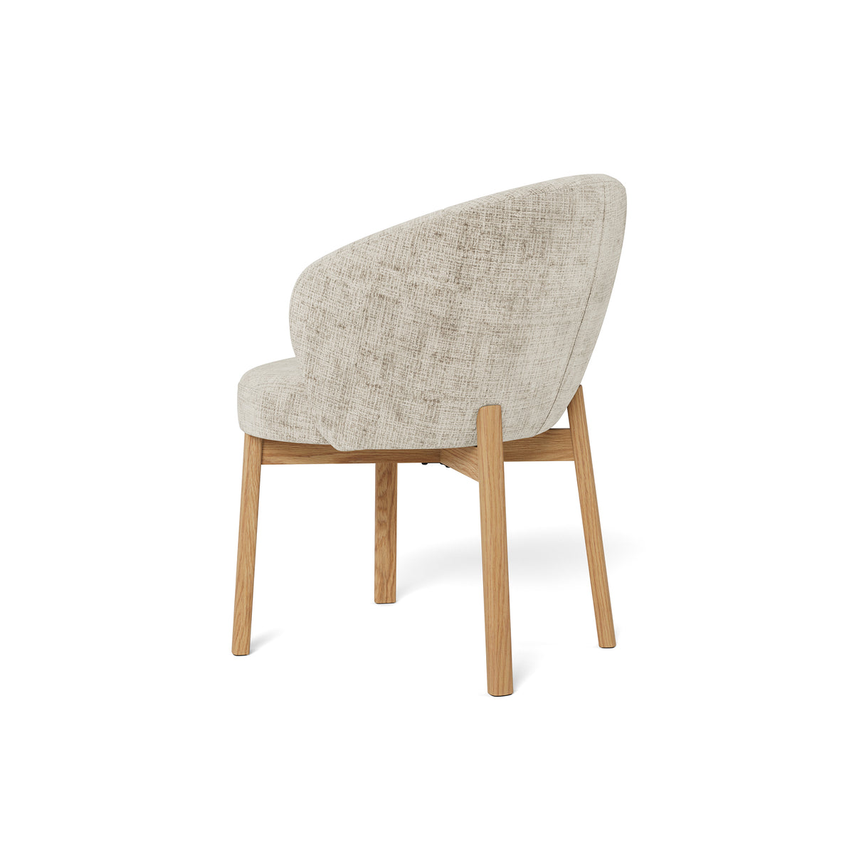 Melor Set of Two Chairs with Armrests, Modern Style – side view