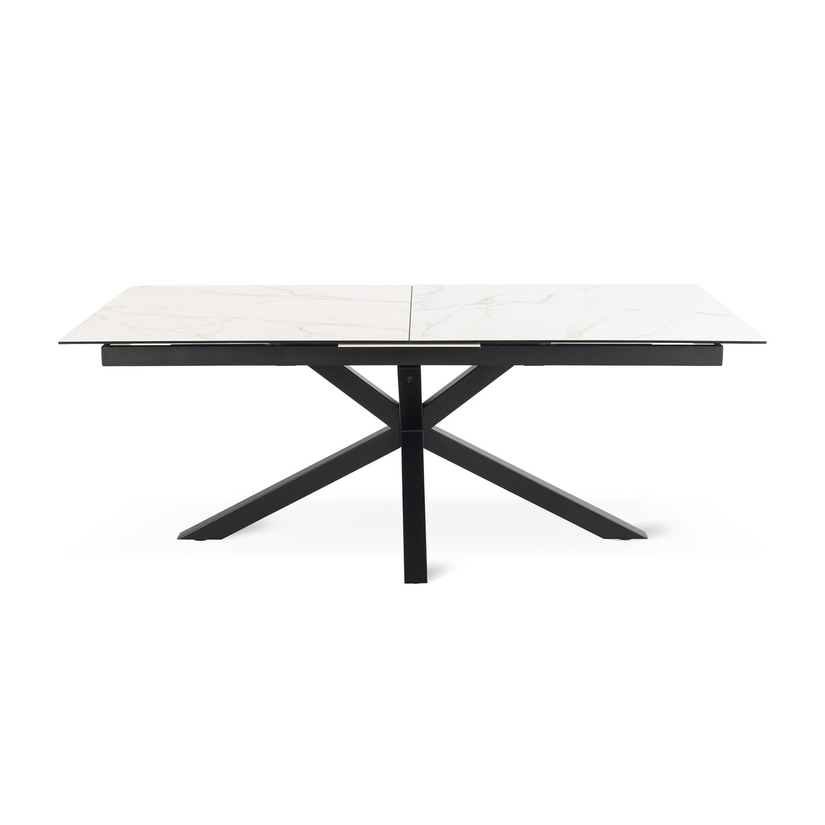 Lorrins Large Extendable Dining Table 200–240x76 cm, Modern Style – front view
