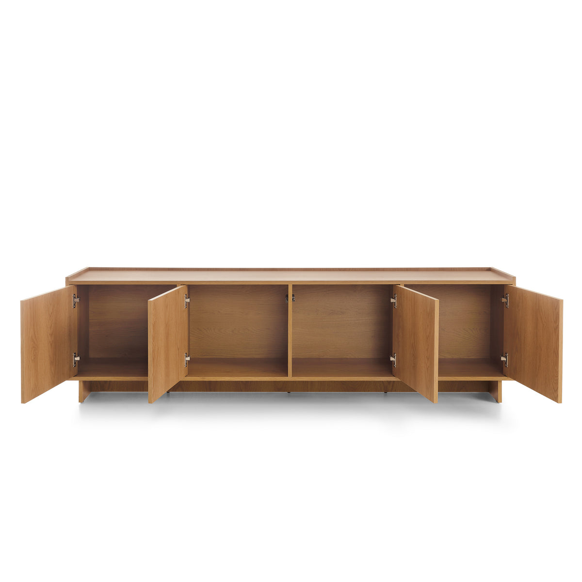 Kiyro TV Unit 195x55 with Closed Compartments, Minimalist Style – front view
