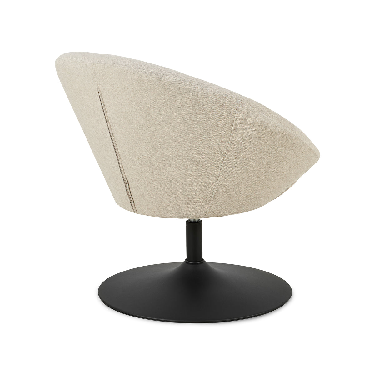Otulo Swivel Armchair, Soft Style – back view