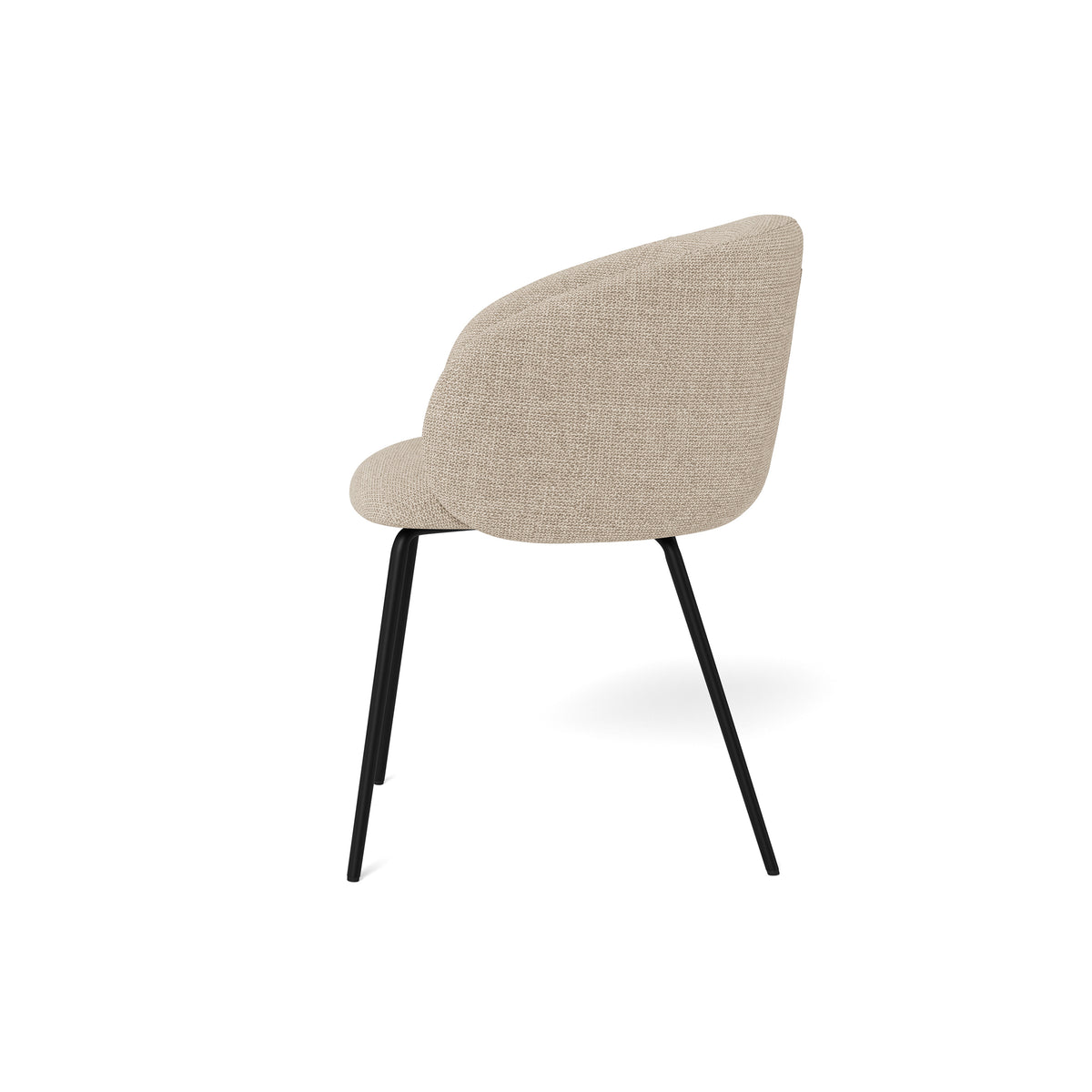 Delmo Set of Two Dining Chairs, Modern Style – side view