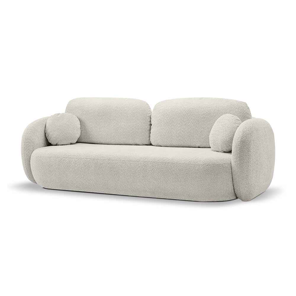 Olemo Sofa Bed 142x200, Modern Style, Abriamo Fabric – Sandy Dune (ABRIAMO 03)