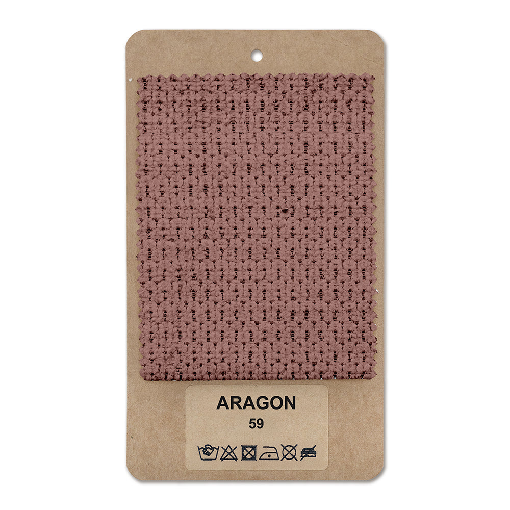 Fabric sample ARAGON Ruby Sepia (ARAGON 59)