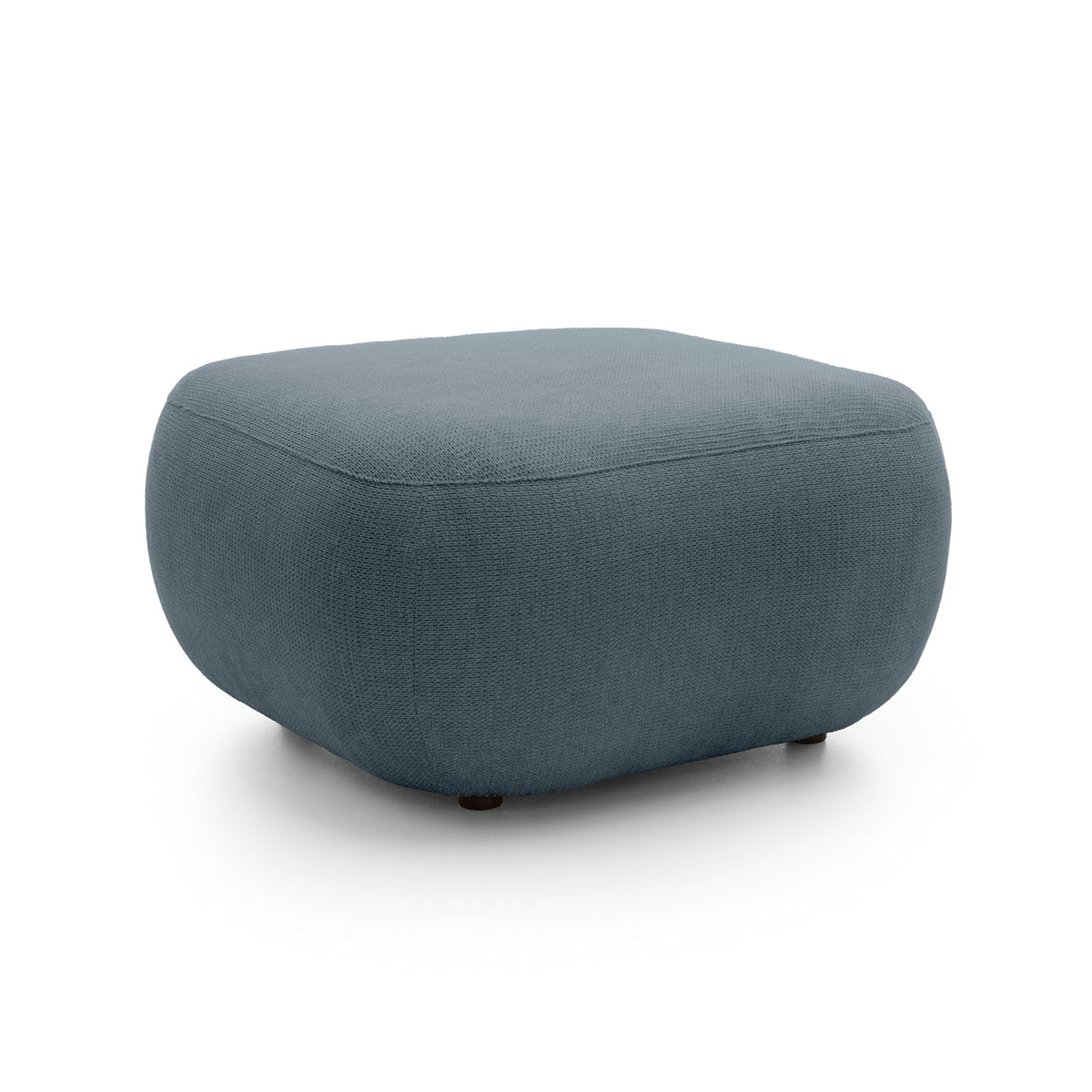 Olemo Relaxation Pouffe 75x39 cm made of PUR Foam, Japandi Style, Aragon Fabric – Granite Current (ARAGON 72)