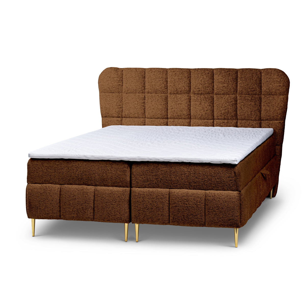 Domy Continental Divan Bed with Topper and Two Storage Compartments, Classic Style – The Land of Tuscany (BELLO 40), 200