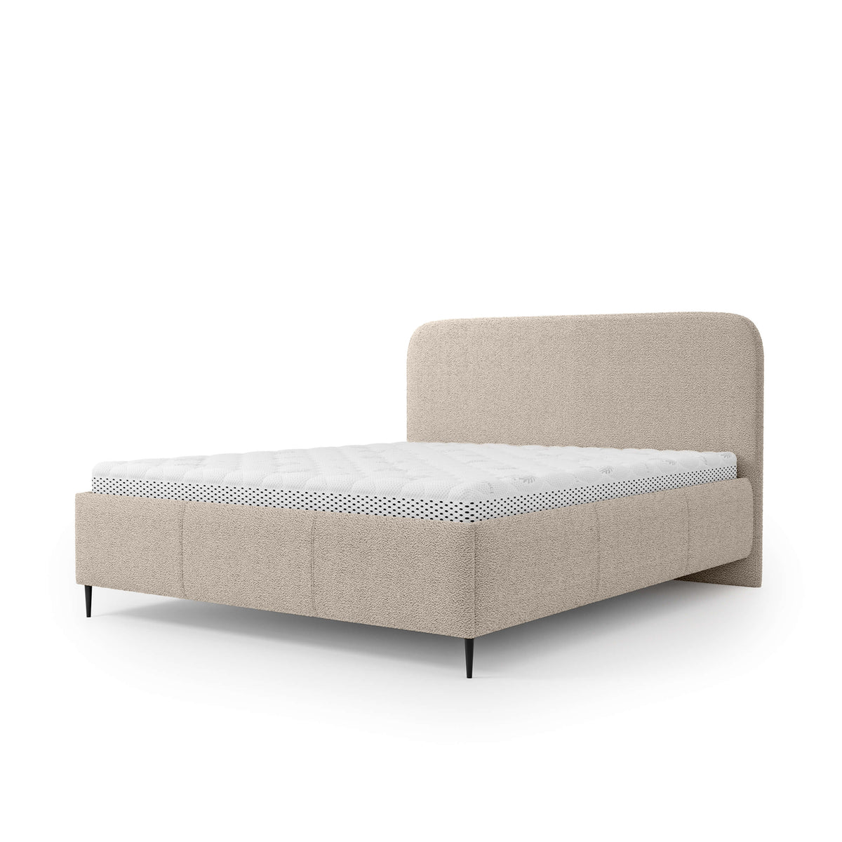 Edi Upholstered Ottoman Bed with Storage, Modern Style – photo 8