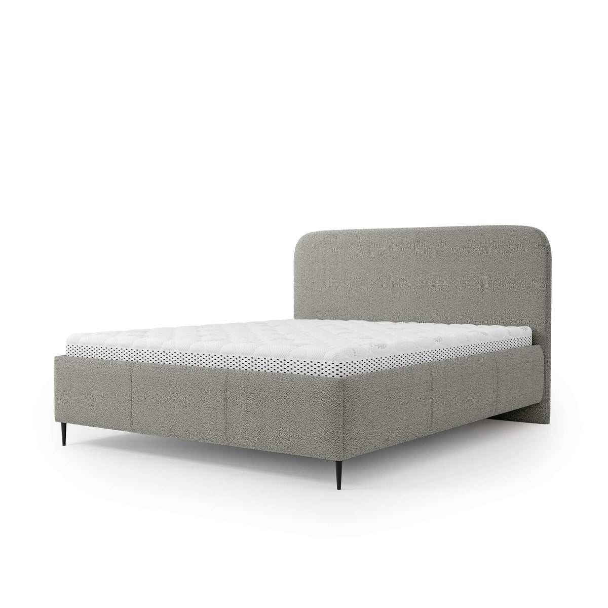 Edi Upholstered Ottoman Bed with Storage, Modern Style – Sand Matte (PERFECT HARMONY 83), 140 200