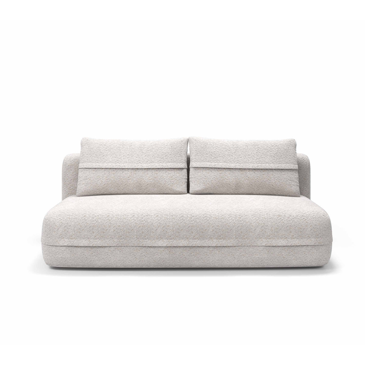 Lento 2 Seater Sofa Bed 206 cm, Minimalist Style – front view