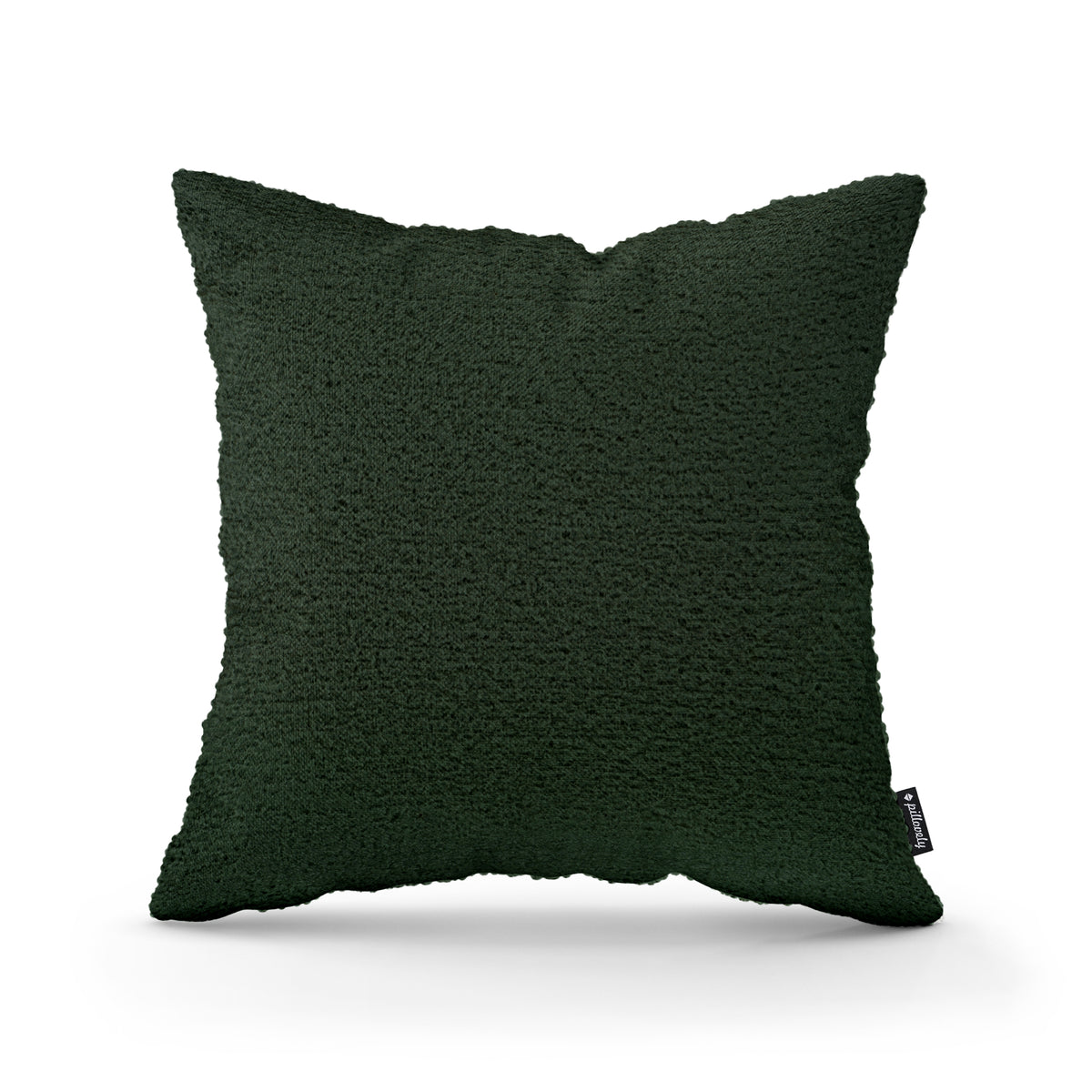 Lamb Decorative Cushion 45x45 cm, Scandinavian and Japandi Style, Coral Fabric – Forest Dark (CORAL 20)