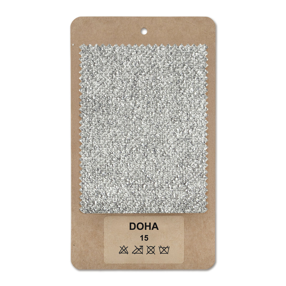 Fabric sample DOHA Silky Ash (DOHA 15)