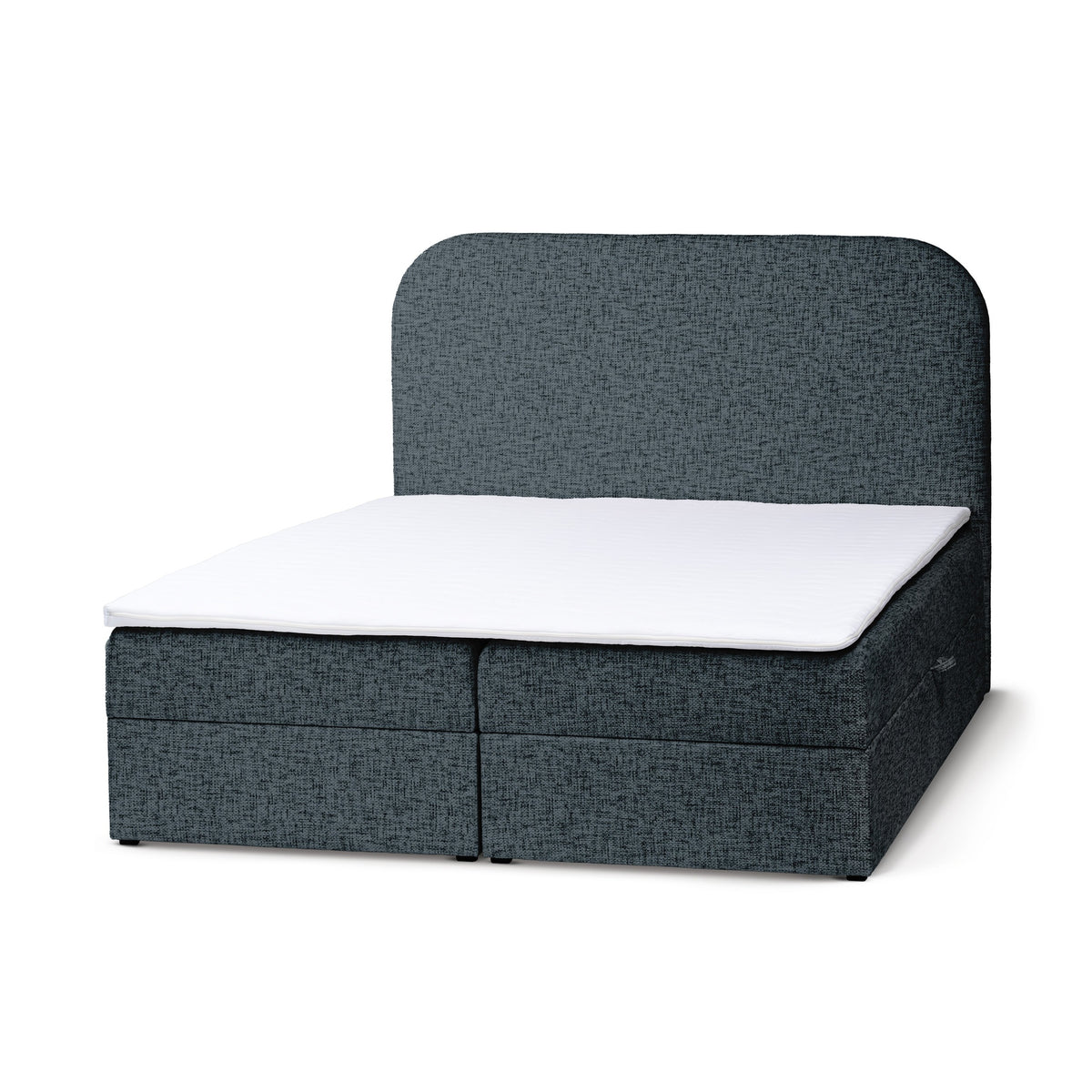 Gory Continental Divan Bed with Storage, Minimalist Style – Graphite Ocean (IMO 45), 200