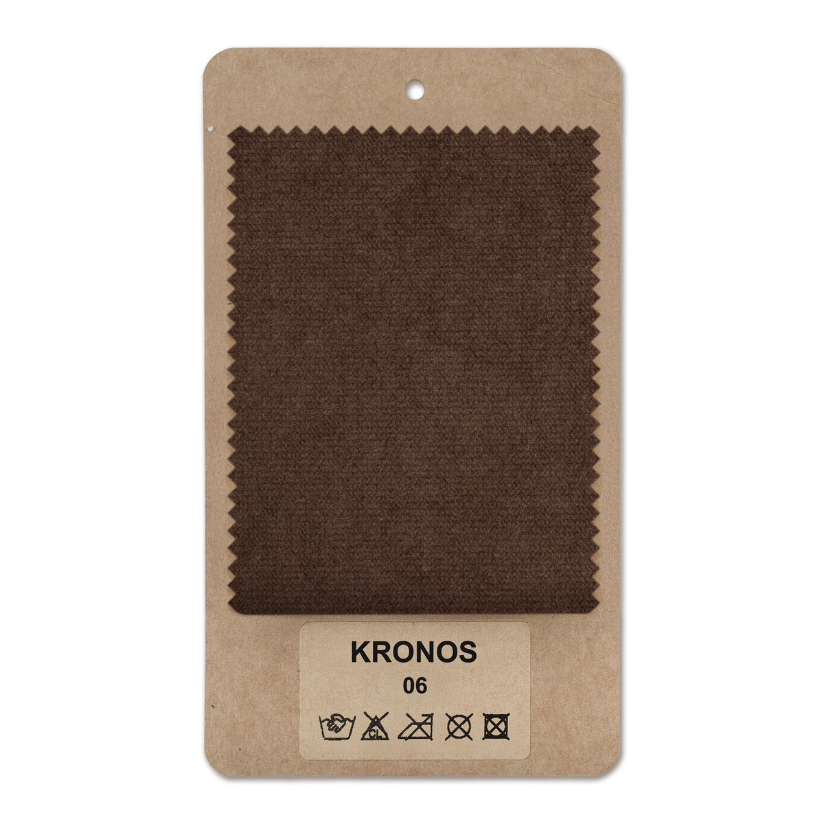 Fabric sample KRONOS Ebony Brown (KRONOS 06)