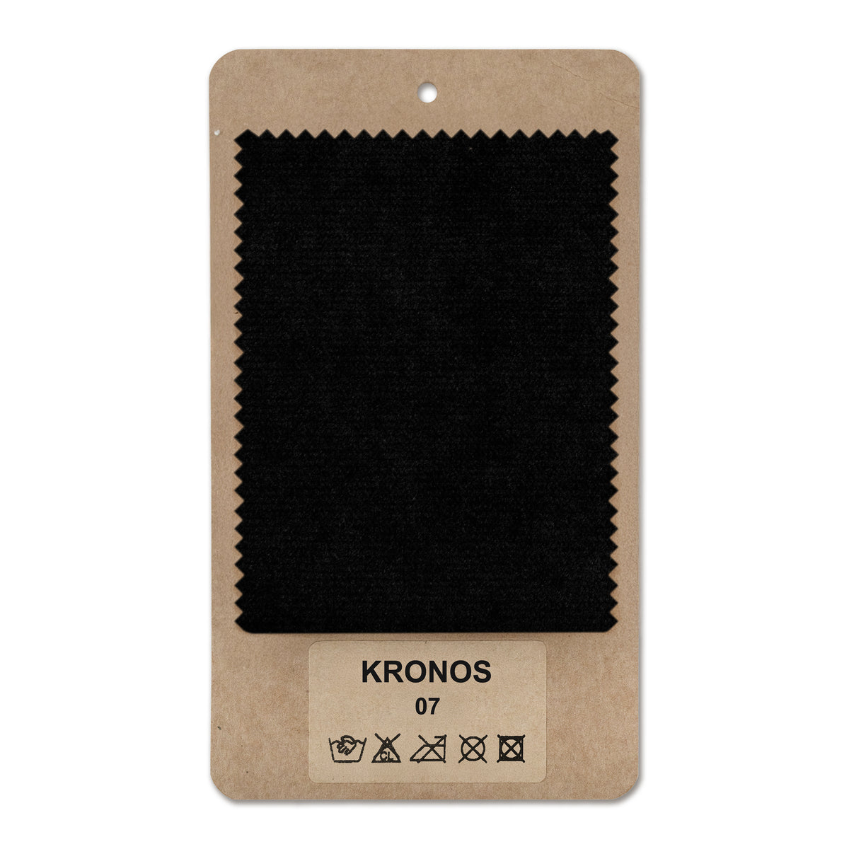 Fabric sample KRONOS Black Abyss (KRONOS 07)