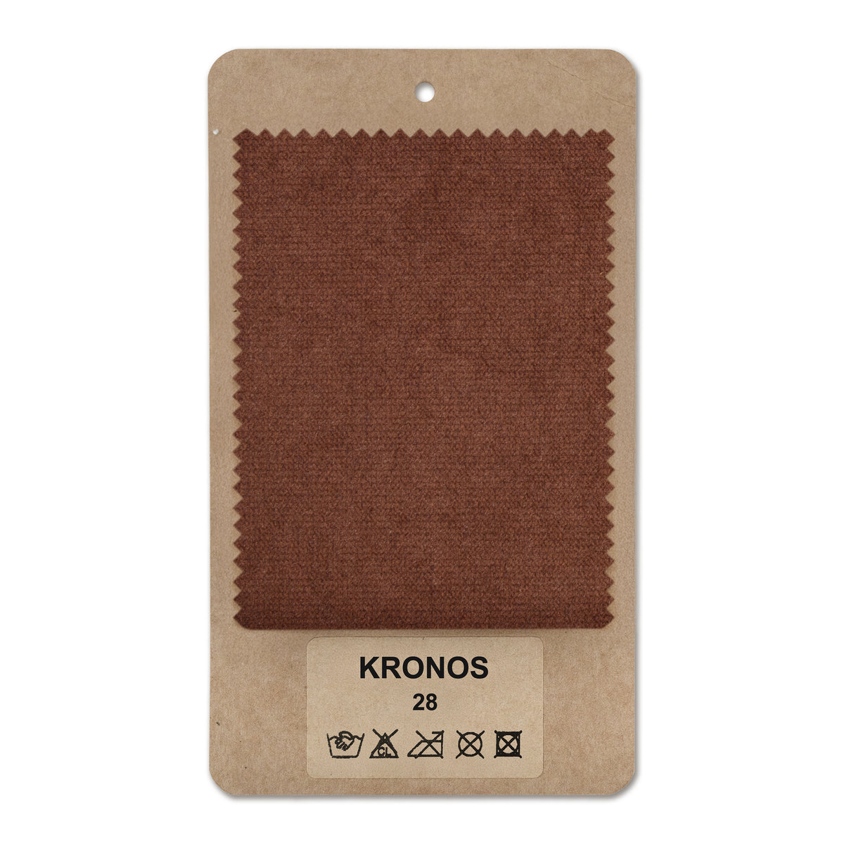 Fabric sample KRONOS Brown Sepia (KRONOS 28)