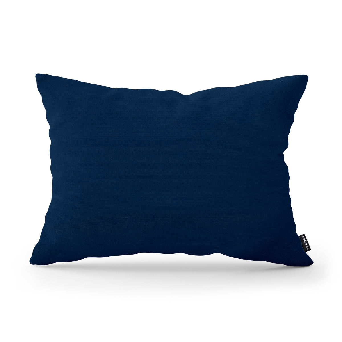 Smooth Decorative Cushion 40x55 cm, Modern and Scandinavian Style, Kronos Fabric – Ink Night (KRONOS 09)