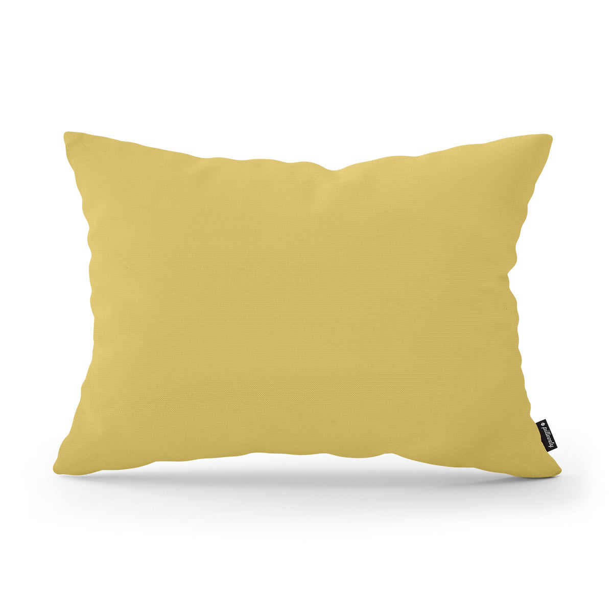 Smooth Decorative Cushion 40x55 cm, Modern and Scandinavian Style, Kronos Fabric – Golden Glow (KRONOS 11)