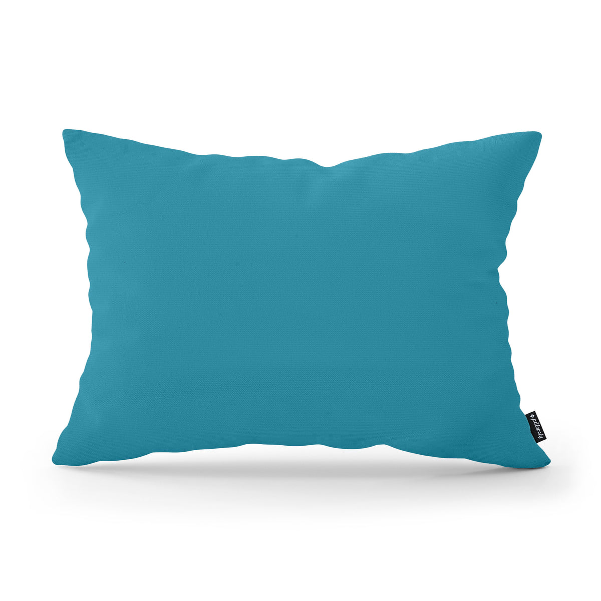 Smooth Decorative Cushion 40x55 cm, Modern and Scandinavian Style, Kronos Fabric – Emerald Current (KRONOS 13)