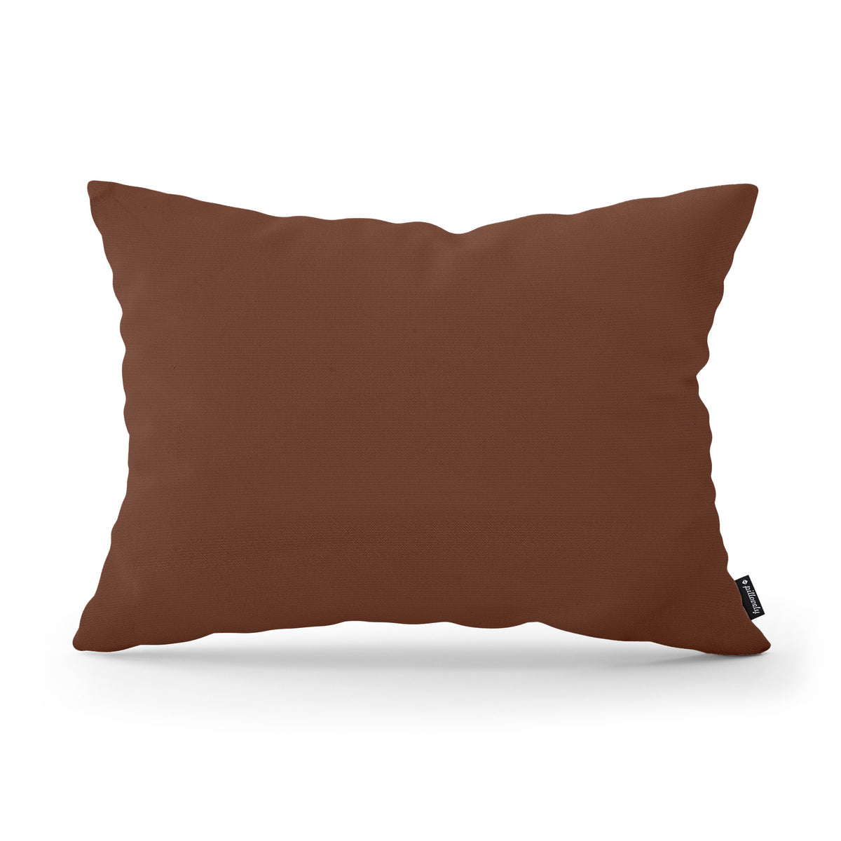 Smooth Decorative Cushion 40x55 cm, Modern and Scandinavian Style, Kronos Fabric – Brown Sepia (KRONOS 28)