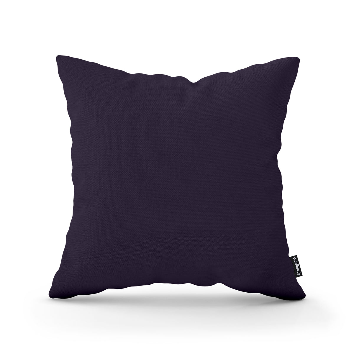 Smooth Decorative Cushion 45x45 cm, Minimalist Style – Dark Purple (KRONOS 37)