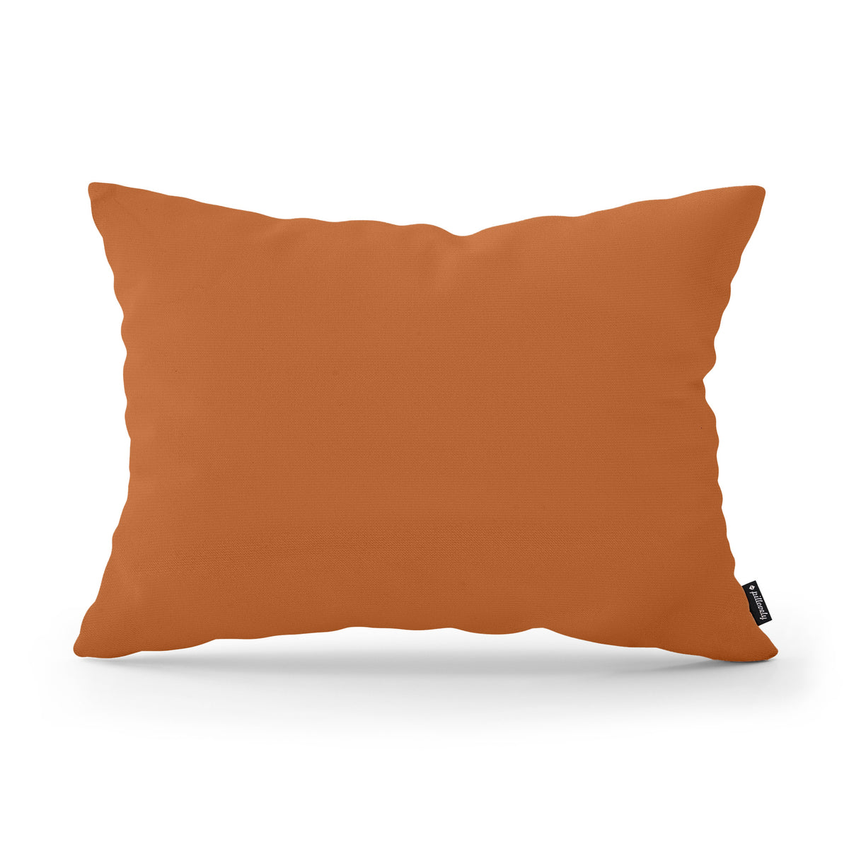 Smooth Decorative Cushion 40x55 cm, Modern and Scandinavian Style, Kronos Fabric – Caramel Ochre (KRONOS 40)
