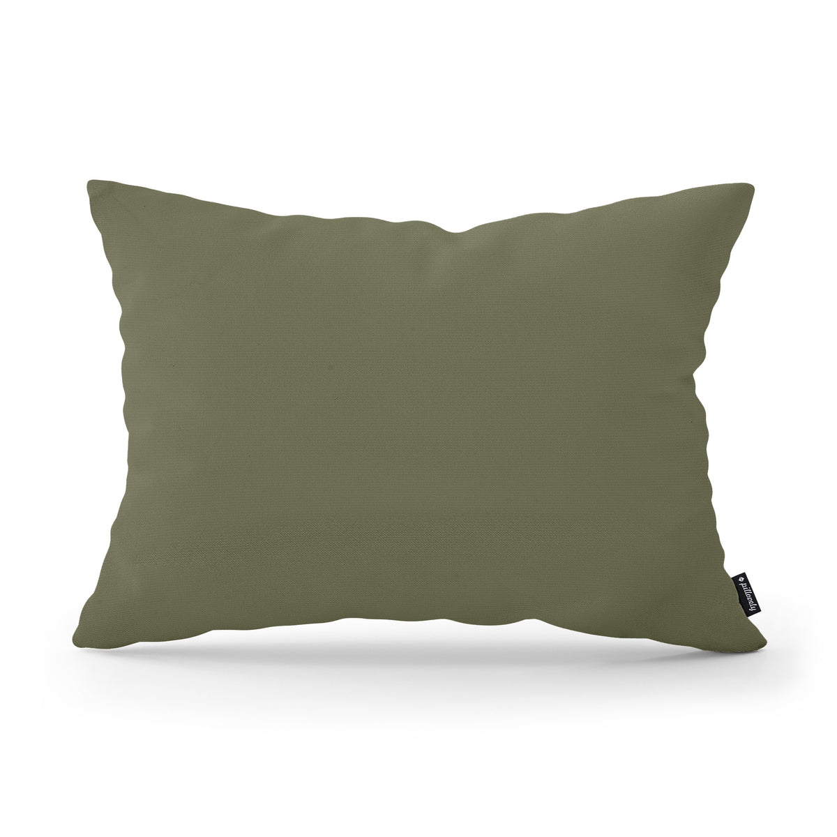 Smooth Decorative Cushion 40x55 cm, Modern and Scandinavian Style, Kronos Fabric – Eucalyptus Matte (KRONOS 46)