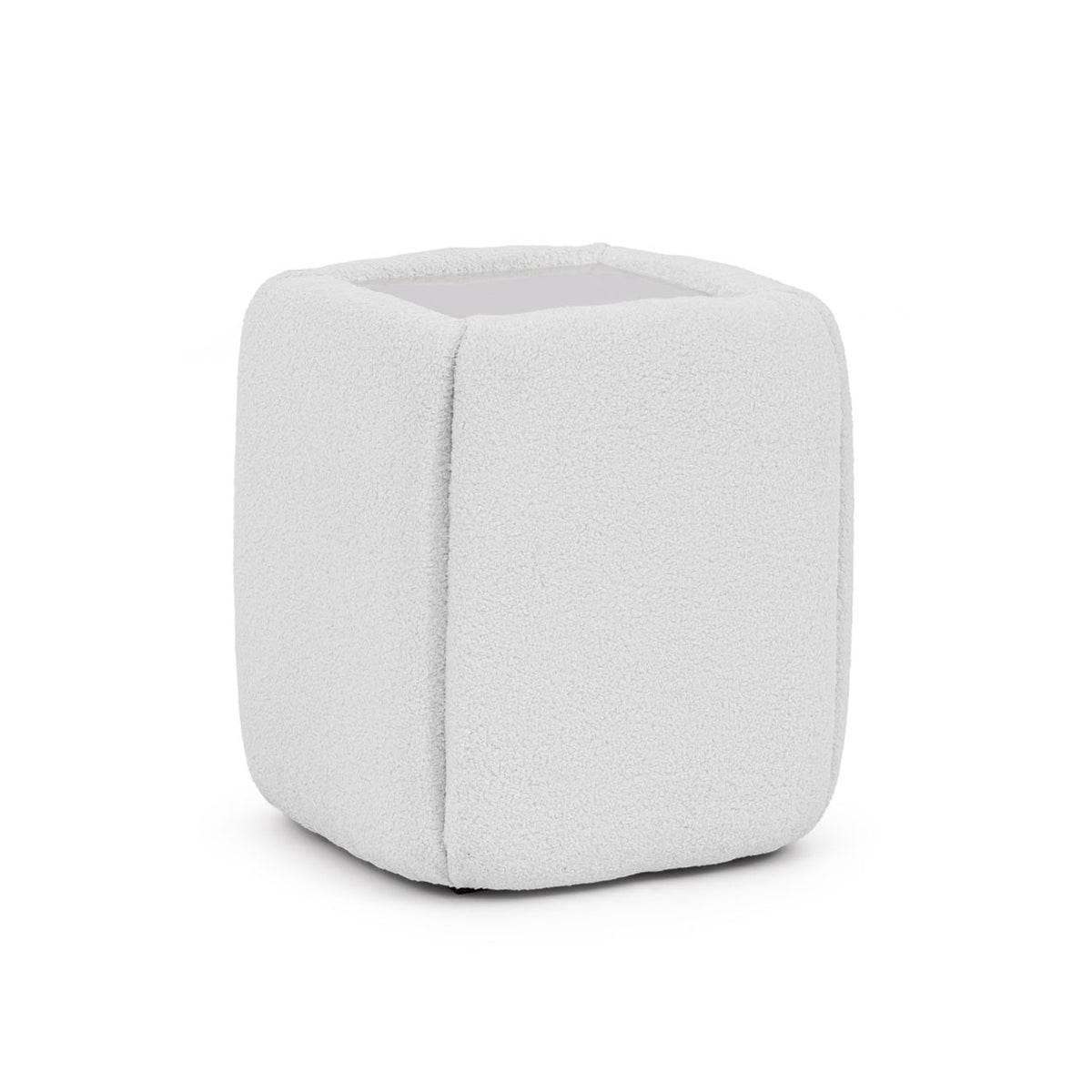 Neria Bedside Table 50x55 Without Drawers, Minimalist Style – Morning Mist (LAMBI 07)
