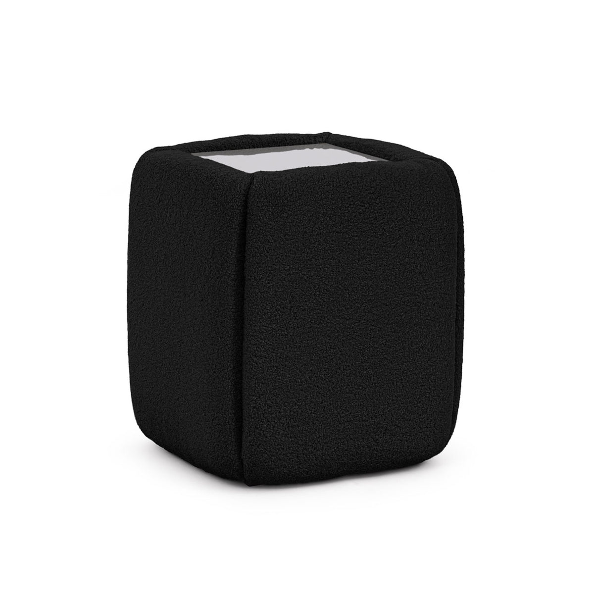 Neria Bedside Table 50x55 Without Drawers, Minimalist Style – Onyx (LAMBI 13)