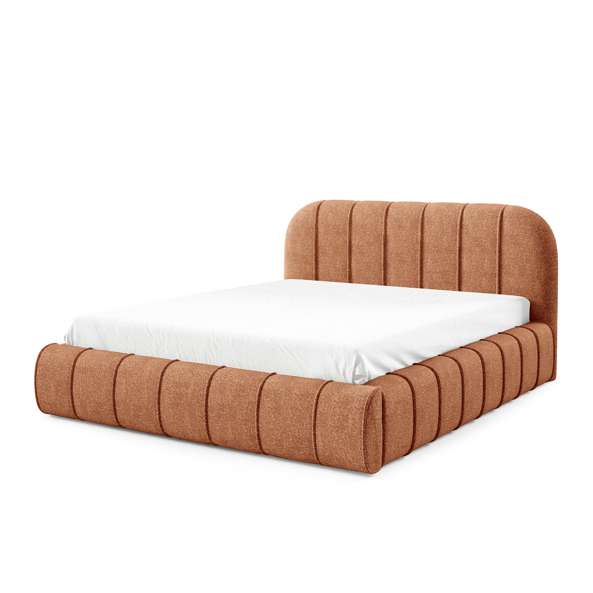 Apfella Upholstered Ottoman Bed with Storage, Modern Style – photo 22