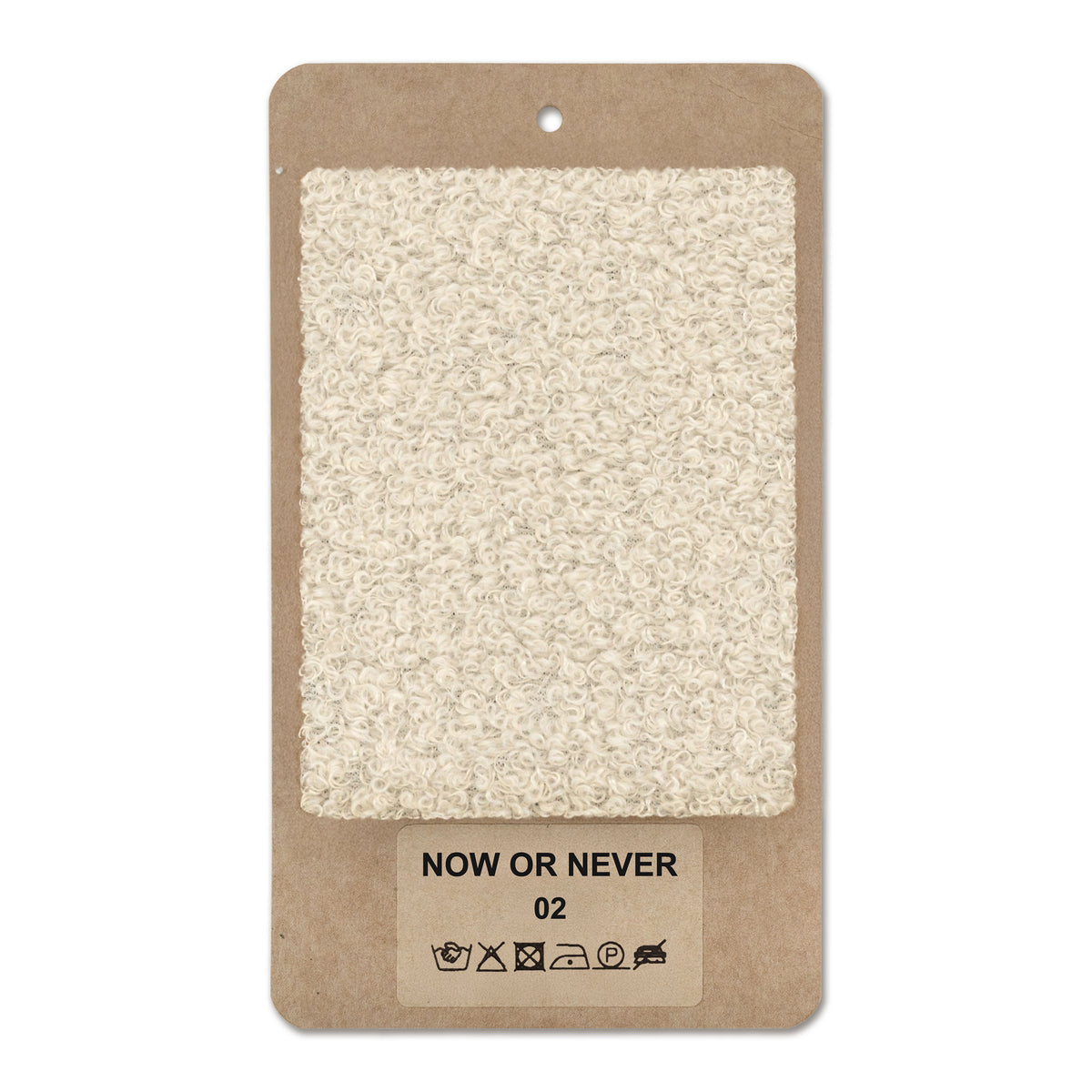 Fabric sample NOW OR NEVER Cream Glow (NOW OR NEVER 02)