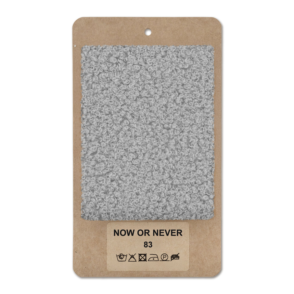 Fabric sample NOW OR NEVER Silvery Ash (NOW OR NEVER 83)