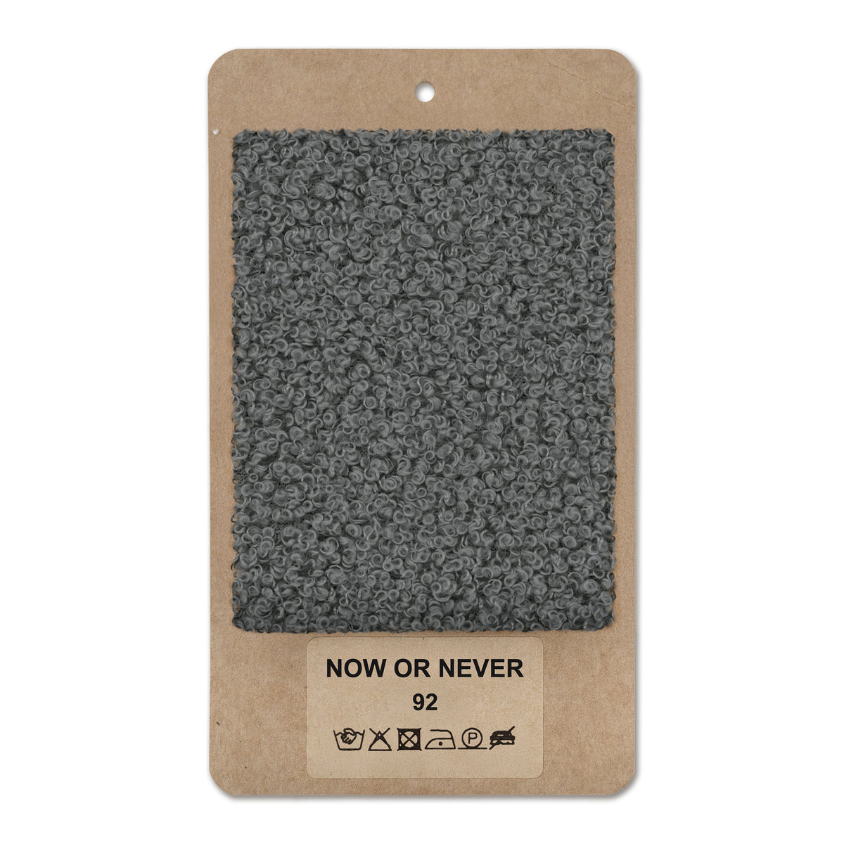 Fabric sample NOW OR NEVER Stone Graphite (NOW OR NEVER 92)