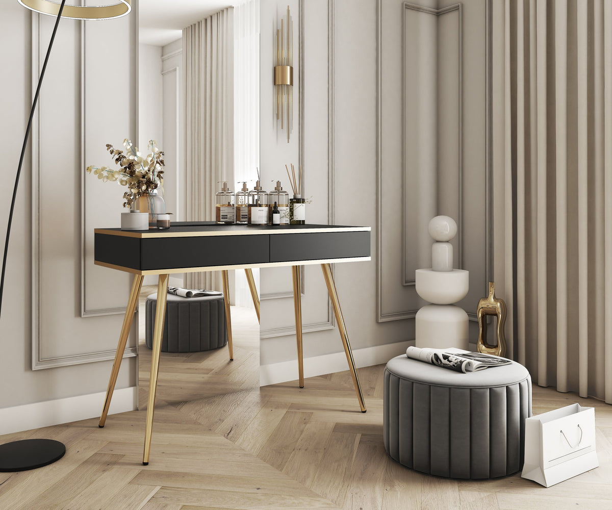 Meva Dressing Table 102x80 cm, Modern Classic Style – in a room setting
