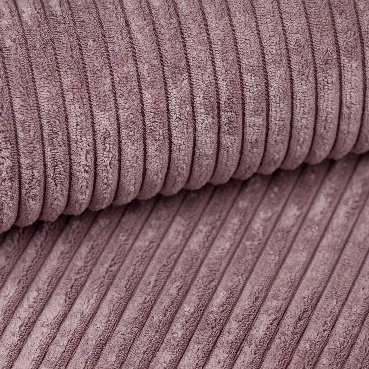 Fabric sample Corduroy Dusty Rose Brown (POSO 130)