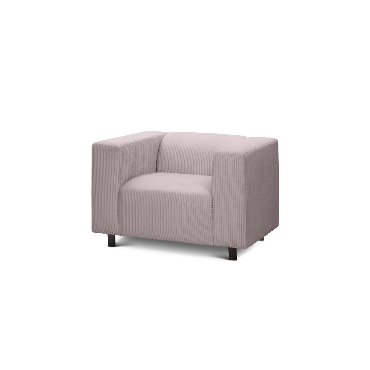 July Armchair 95 cm, Scandinavian Style – Tawny Glass (POSO 145)