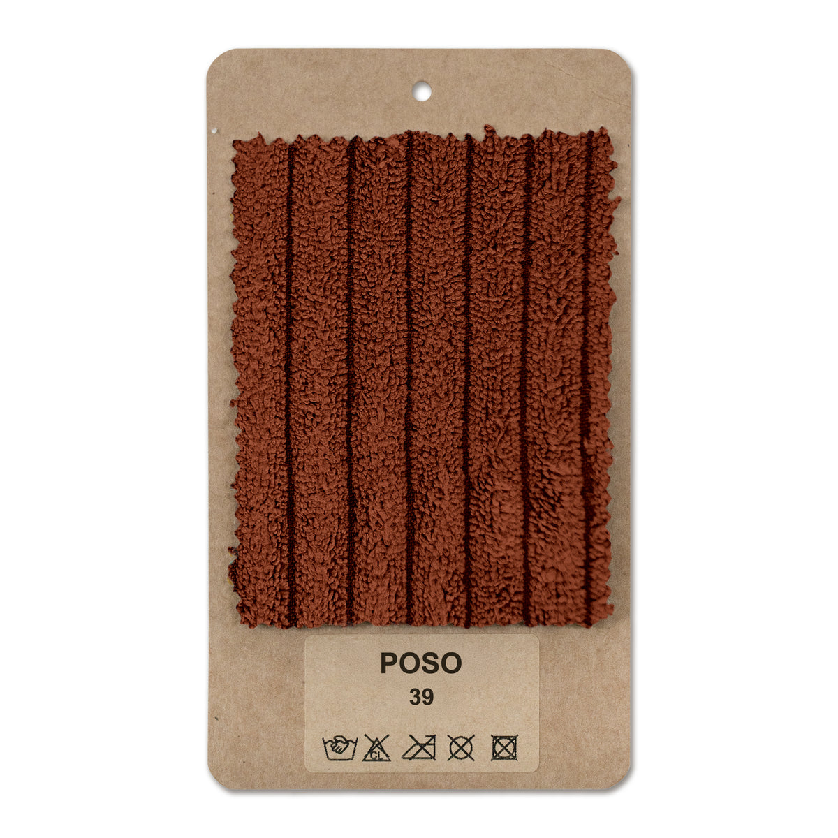 Fabric sample Corduroy Espresso (POSO 39)
