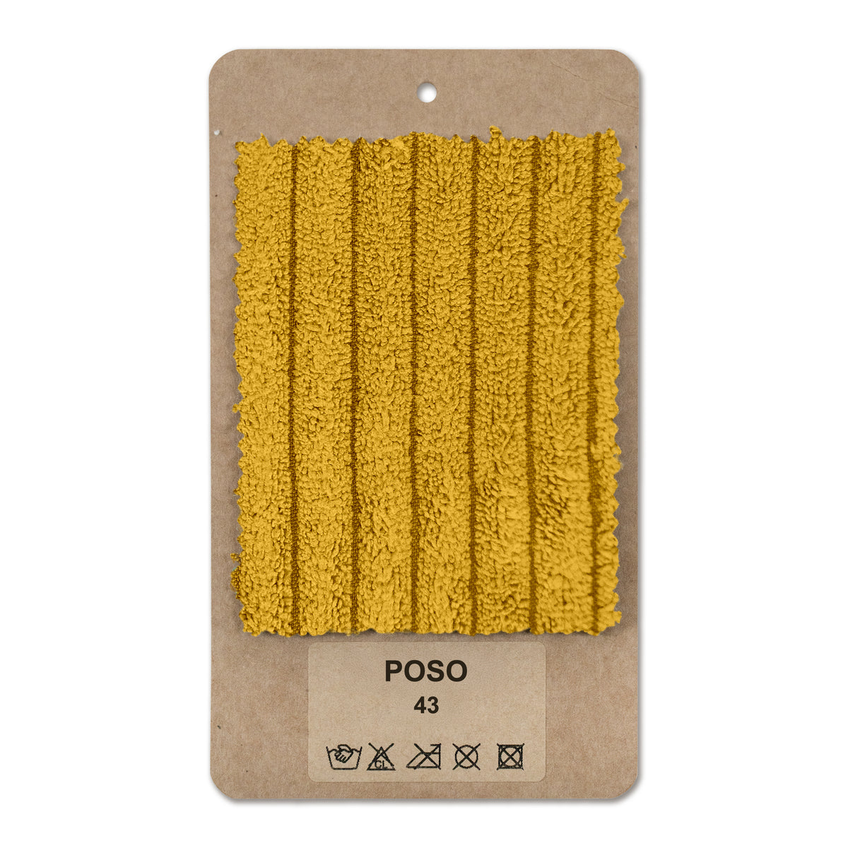 Fabric sample Corduroy Honey Oak (POSO 43)