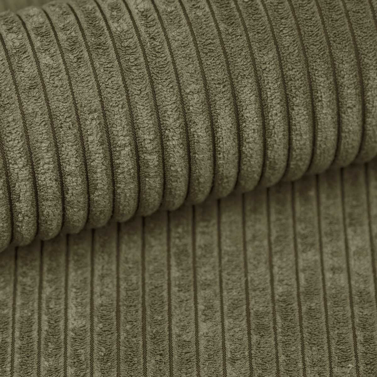 Fabric sample Corduroy Green Oak (POSO 46)