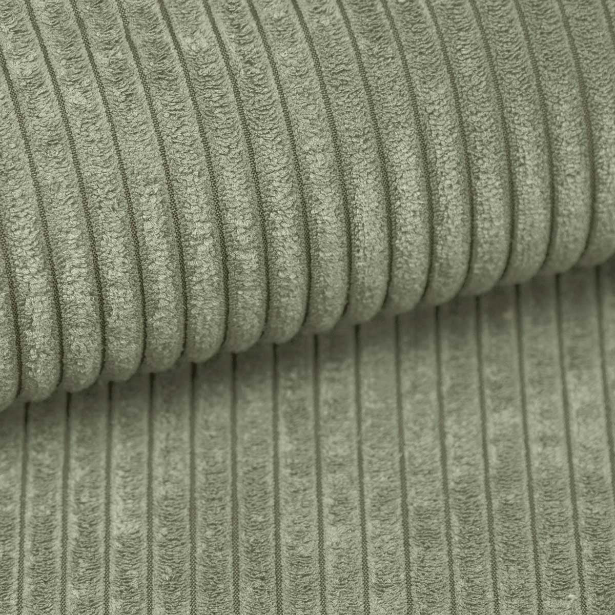 Fabric sample Corduroy Gray-Green (POSO 47)