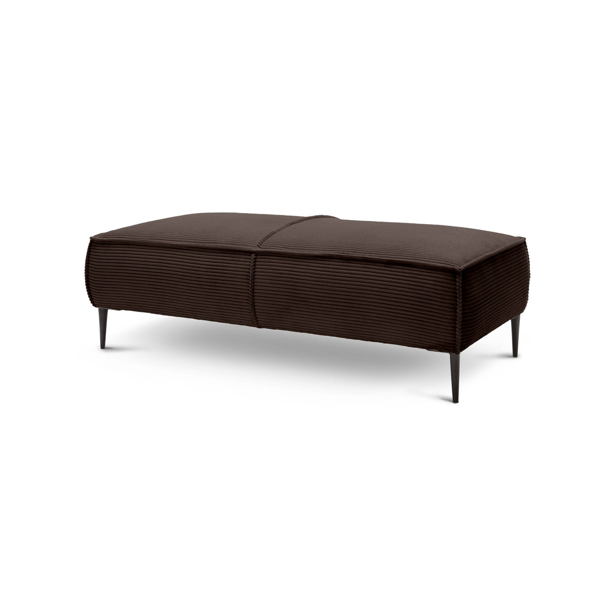 May Pouffe 140 cm for Living Room, Modern Style – Dark Walnut (POSO 06)
