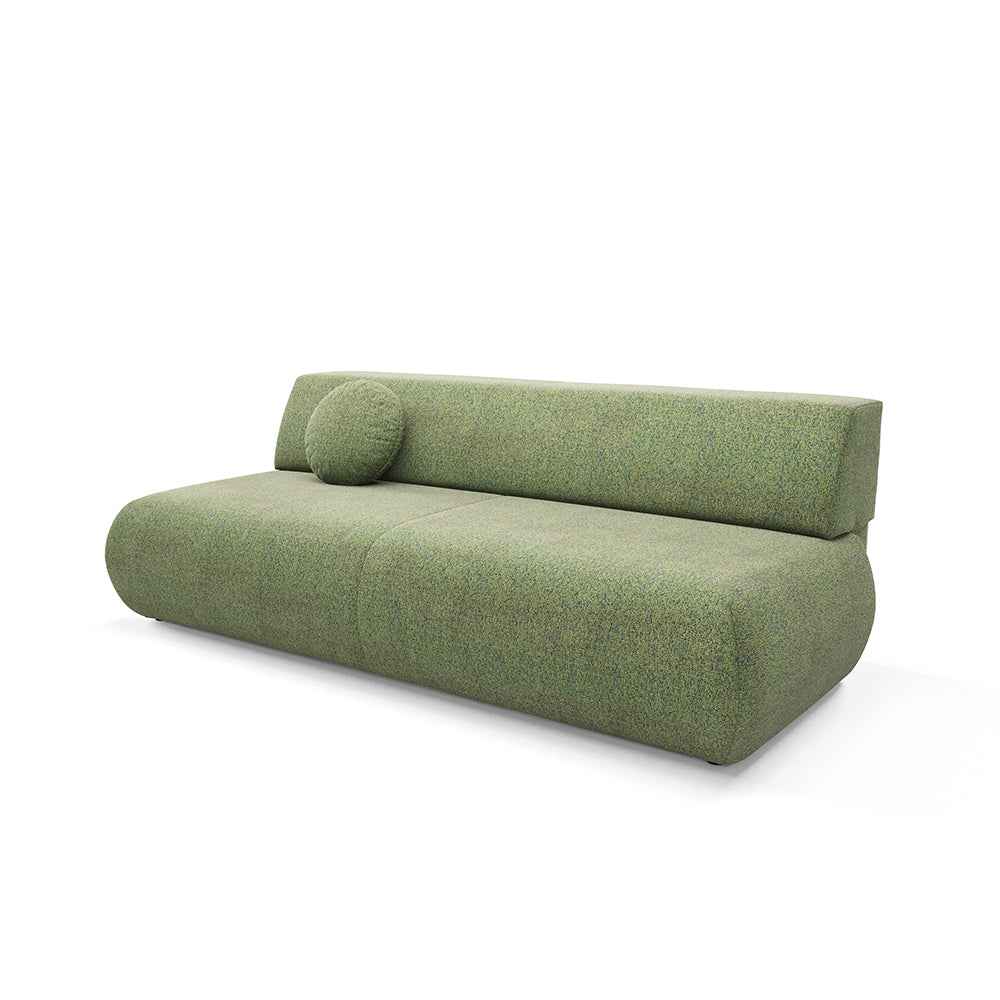 Puentro Sofa Bed 140x200 with Storage, Modern Style – Hop Green (PUENTE 34)