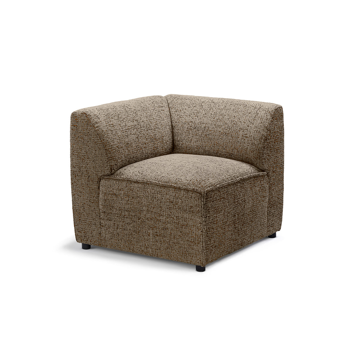 BRICK Modular Sofa Module M Right – Brown Stone (BELLA 10)