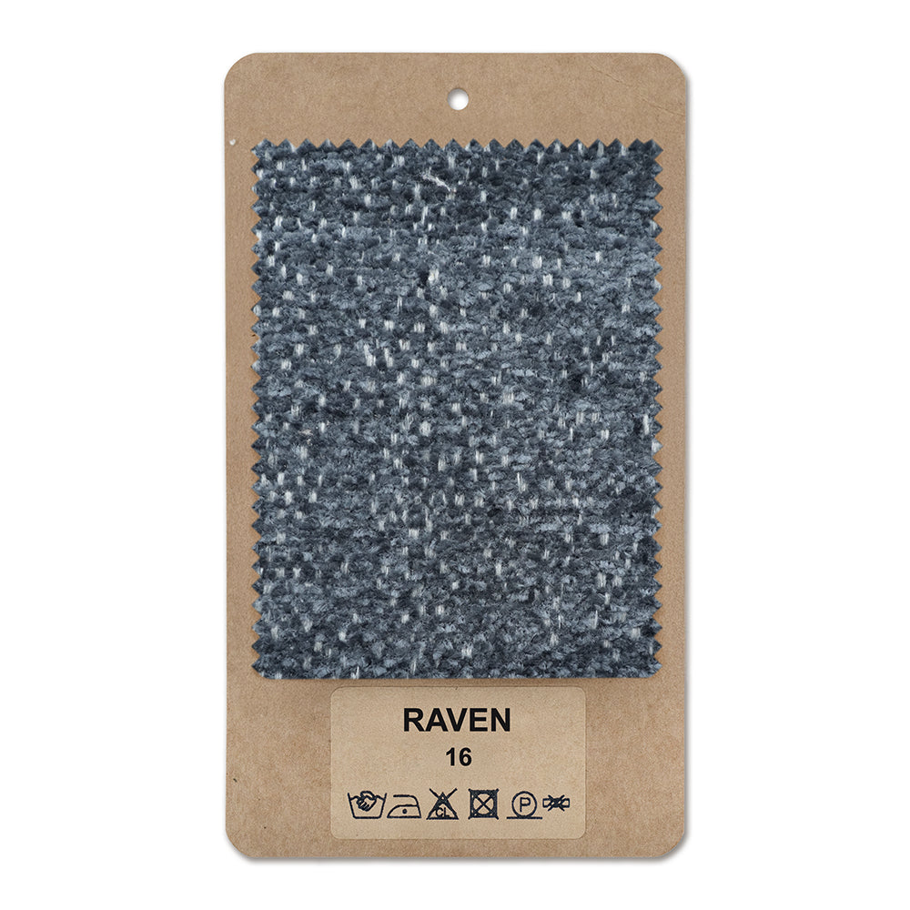 Fabric sample RAVEN Deep Black (RAVEN 16)